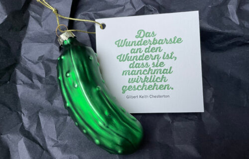Kennst Du die Legende von „The German Christmas Pickle“?